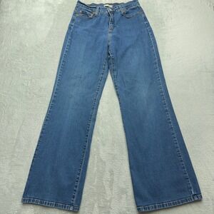 Levi Jeans Womens 10M Blue Perfectly Slimming 512 Bootcut Stretch Denim Denim
